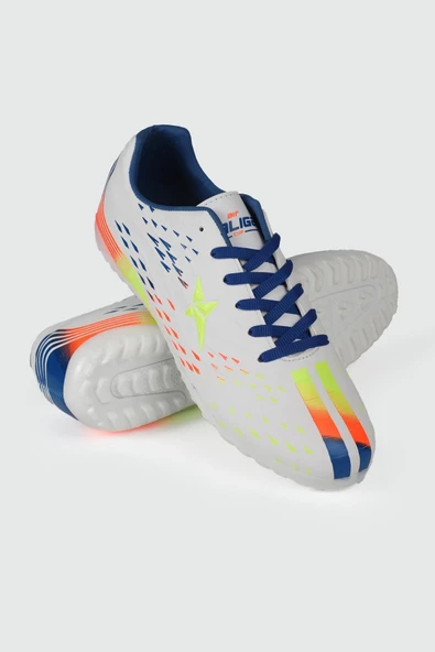 erenimstore Beyaz Çim Saha Halı Saha Krampon Futbol Ayakkabı - 2