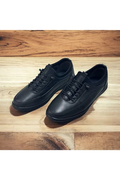 erenimstore Yumuşak Hakiki Deri Ortopedik Erkek Spor Ayakkabı - 3