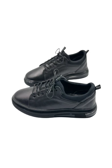 erenimstore Hakiki Deri Air Taban Siyah Erkek Klasik Ayakkabı - 6