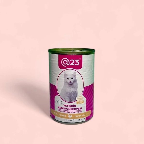 @23 Yetişkin Kedi Konservesi Tavuk Aromalı 415 g