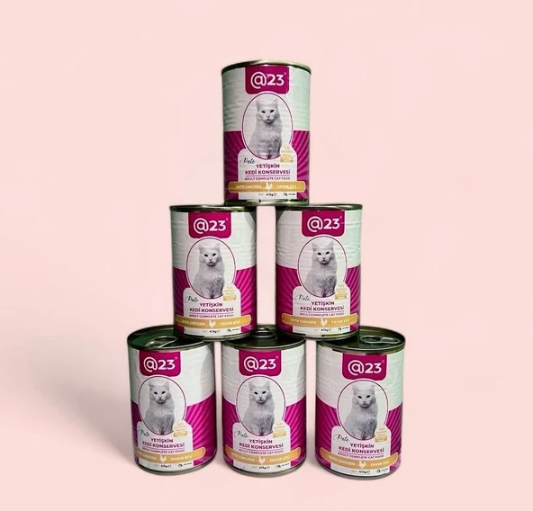 @23 Yetişkin Kedi Konservesi Tavuk Aromalı 415 g x 6 adet