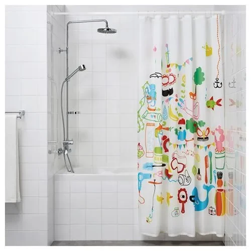 SUMUHOME BOTAREN DUŞ PERDESİ ÇUBUĞU BEYAZ 120x200 CM - 5