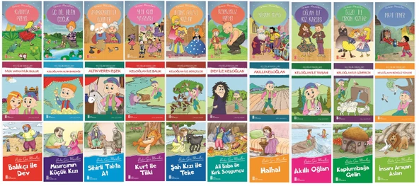 1.Sınıf Okumayı Sevdiren 30 lu Masallar Seti ürün görseli 1