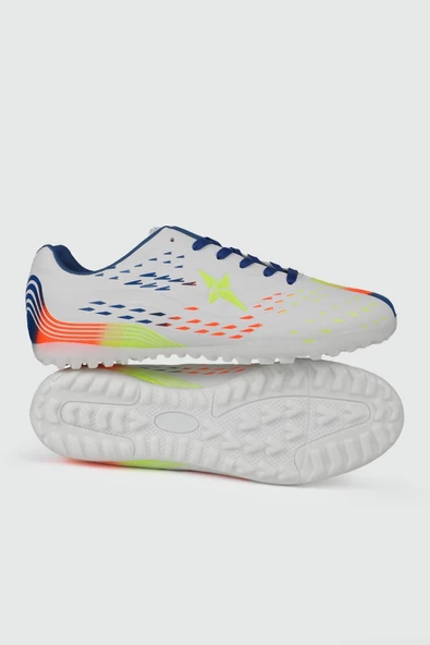 erenimstore Beyaz Çim Saha Halı Saha Krampon Futbol Ayakkabı - 3