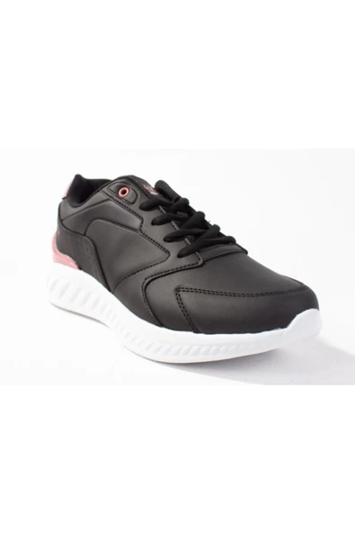 Kinetix Kınetıx Emay Pu Siyah Pembe Kadın Günlük Spor Ayakkabı