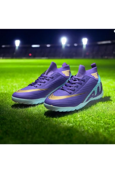 erenimstore Mor Çim Saha Halı Saha Krampon Futbol Ayakkabı