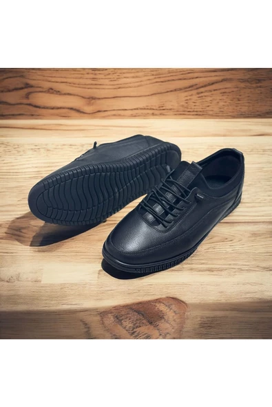 erenimstore Yumuşak Hakiki Deri Ortopedik Erkek Spor Ayakkabı