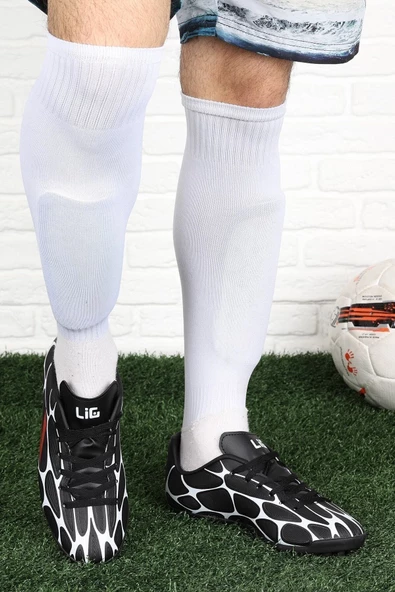 LIG Gediz Prm Halı Saha Erkek Futbol Ayakkabı Siyah - 2