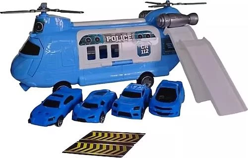 RYL-7060 4 ARABALI POLİS HELİKOPTERİ 25 cm (3 YAŞ VE ÜZERİ İÇİN UYGUNDUR)