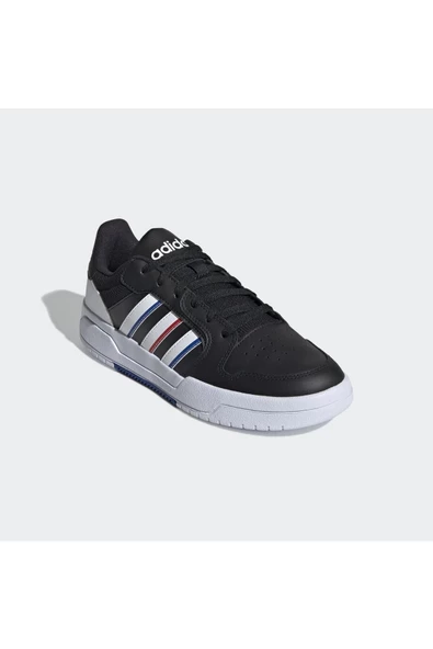adidas ENTRAP Erkek Siyah Deri Günlük Spor Ayakkabısı FY6076 - 5