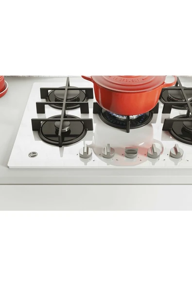Hoover Hvg74Wk3W 75 Cm Beyaz Ankastre Ocak - 3