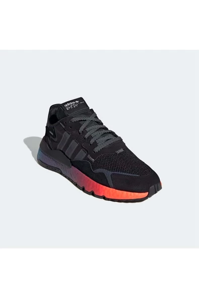adidas Nite Jogger Erkek Beyaz Mavi Spor Ayakkabı - 3