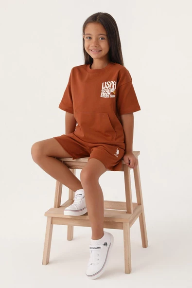 U.S. POLO ASSN. KIZ GARSON ŞORT TAKIM US1808-G - 2