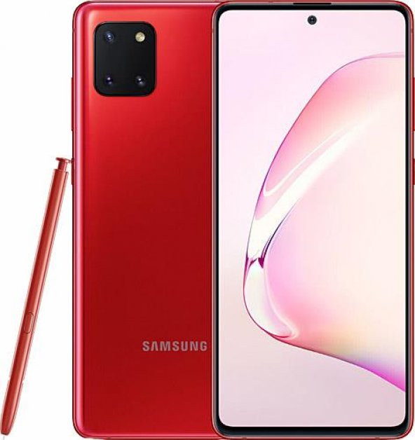 Samsung Note 10 Lite 128 GB (Samsung Türkiye Garantili) - Ateş Kırmızısı