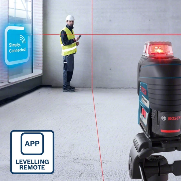 Bosch Professional GLL 3-80 C Prof. + BT 150 Çizgili Hizalama Lazeri - 0601063R01 - 5