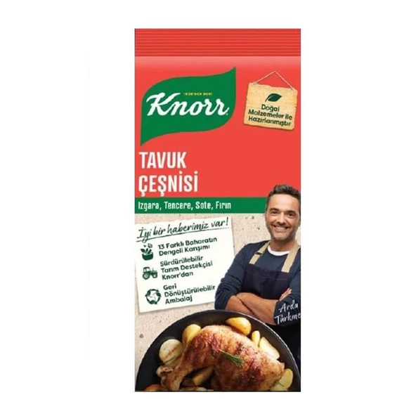 Knorr Tavuk çeşni̇si̇ 60 Gr Paket (5 Adet)