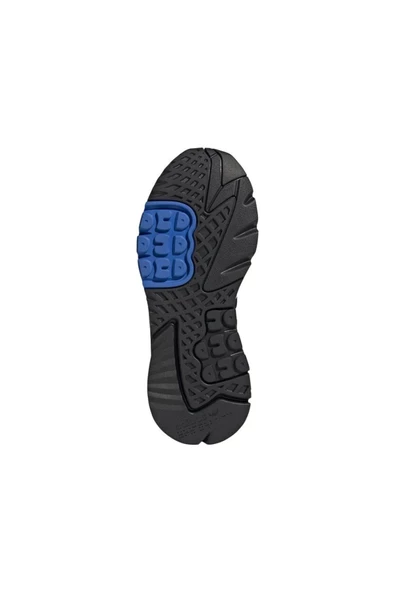 adidas Nite Jogger Renkli Siyah Sneaker Ayakkabı - Resim 6