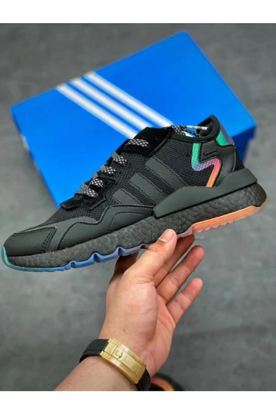 ADİDAS NİTE JOGGER RENKLİ SİYAH SNEAKER AYAKKABI - 2