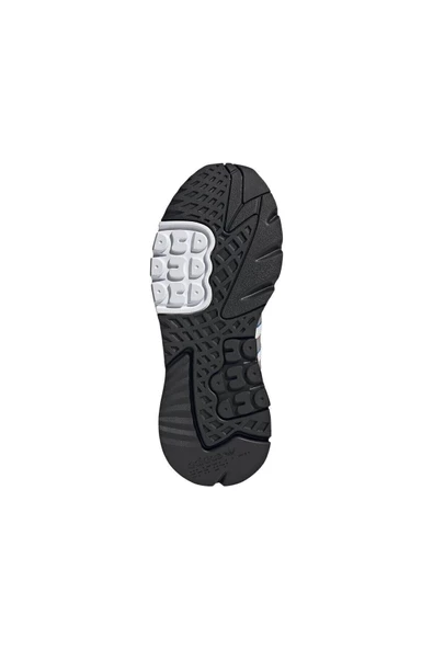 adidas Nite Jogger Erkek Spor Ayakkabı Beyaz Mavi - 7