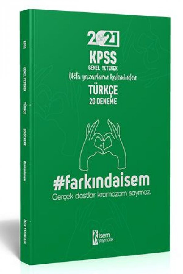 İsem KPSS Genel Yetenek Farkında Türkçe 20 Deneme 2021