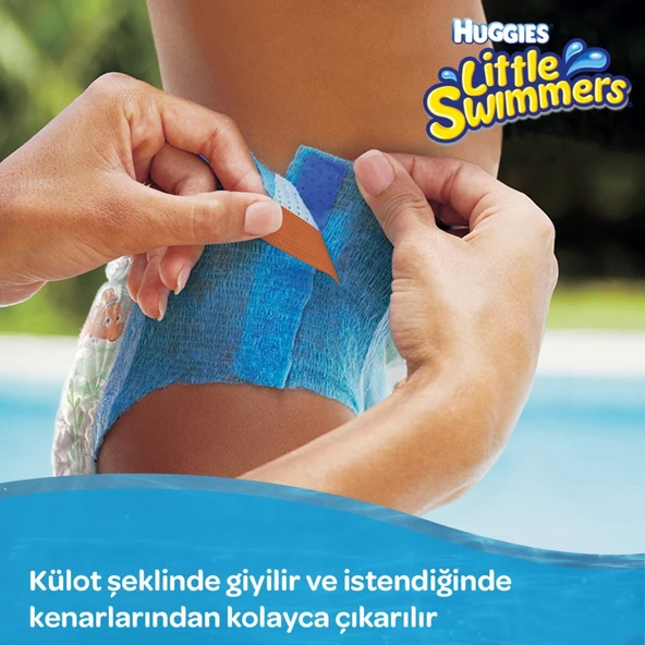 Huggıes Little Swımmers Mayo Bebek Bezi Beden:5-6 (12-18KG) 33 Adet (3PK*11) - 6