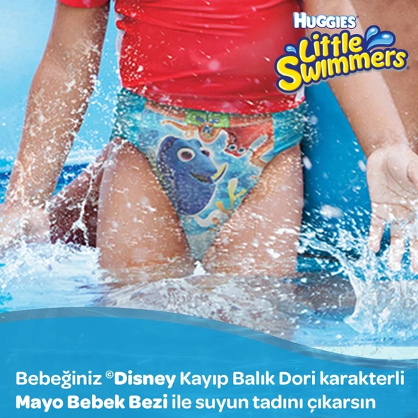 Huggıes Little Swımmers Mayo Bebek Bezi Beden:5-6 (12-18KG) 33 Adet (3PK*11) - 4