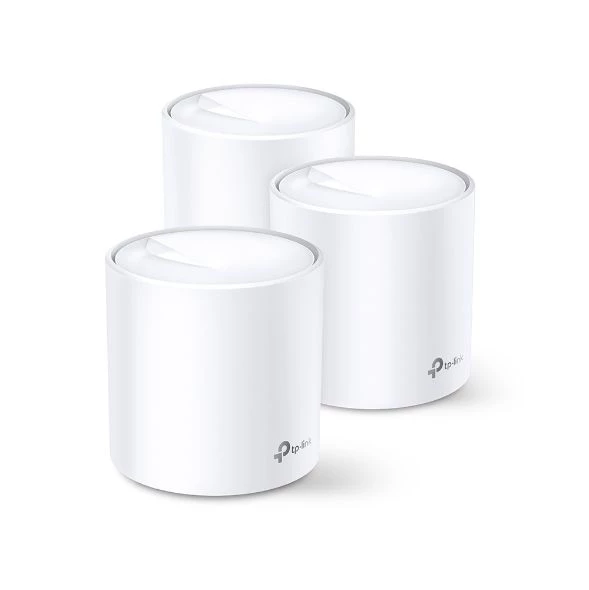 TP-LINK Deco X50(3-pack) 3 band ev wi-fi 6 sistemi 3'lü paket