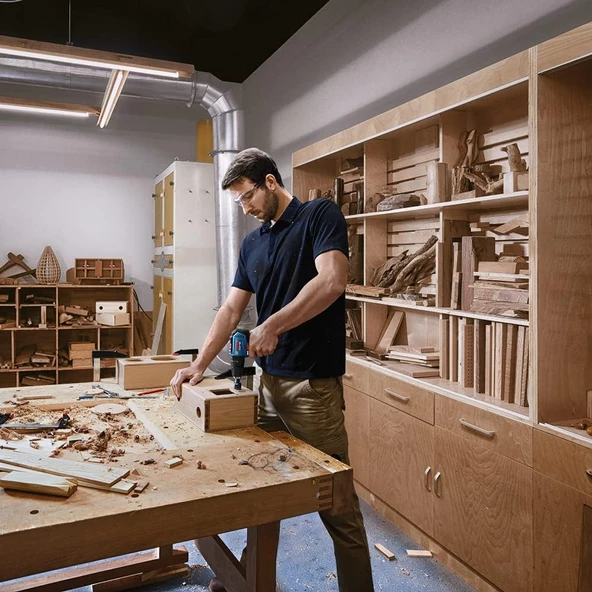 Bosch GSB 12V-30 Akülü Darbeli Delme Vidalama Makinesi (Akü ve Şarj Hariç) - 06019G9102 - 6