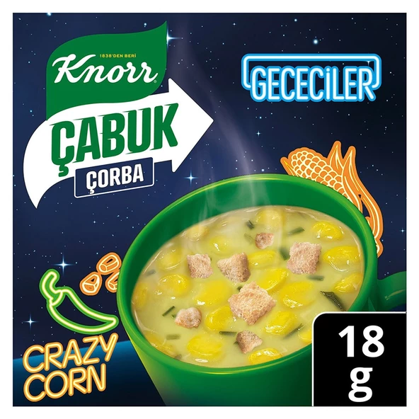 Knorr çabuk çorba Crazy Corn & Jalapeno Cheddar 18 Gr Paket (20 Adet) - 2