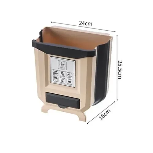 Katlanabilir Askılı Çöp Kovası 9 lt. - 2