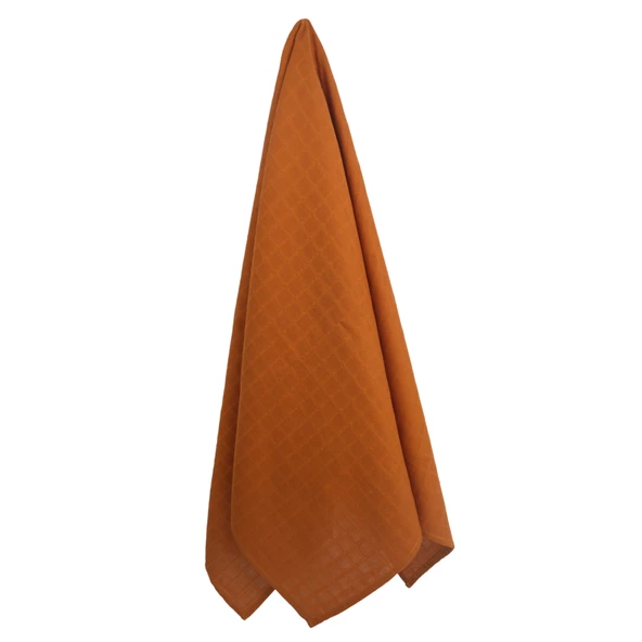 1 Adet Tarçın Renk 100X120 cm %100 Pamuk Tek Katlı Müslin Kumaş Bebek Örtüsü. - 2