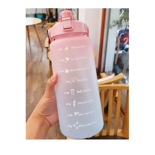 Günlük Motivasyon Su Matarası 2 Litre