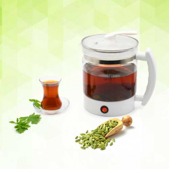 ROYFASTER Çaycı Çay Makinesi Cam Demlik