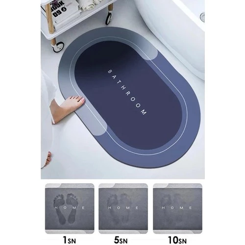 Süper Su Emici Kaymaz Tabanlı Paspas - Resim 2