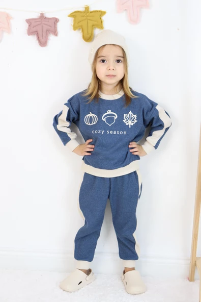 Cozy Nakış Baskılı 3lü Takım - 7