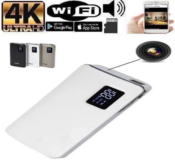 kamera online 4k Wifi Powerbank Gizli Video Kamera Uzaktan Izleme Kayıt