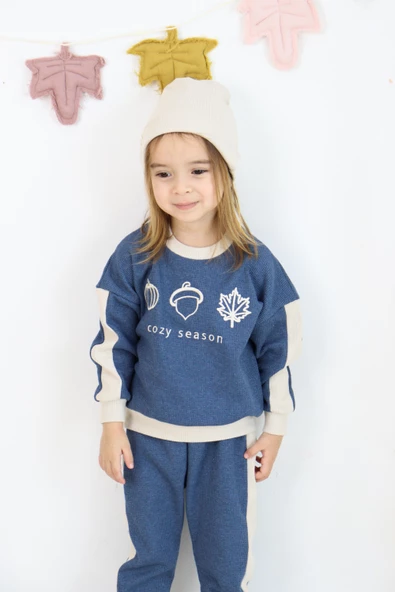 Cozy Nakış Baskılı 3lü Takım - 10