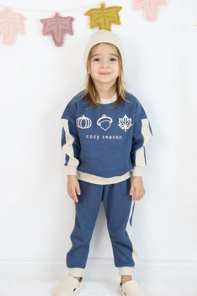 Cozy Nakış Baskılı 3lü Takım - 6