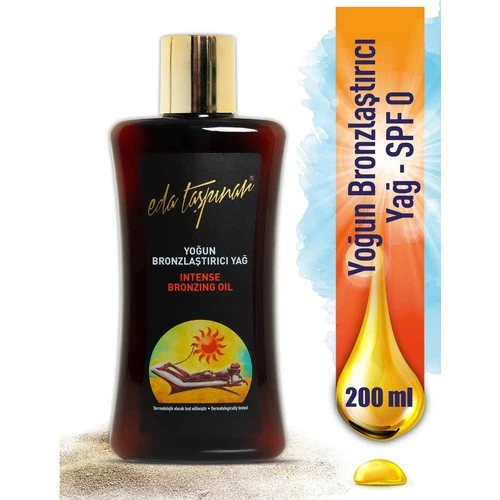 Eda Taşpınar Yoğun Bronzlaştırıcı Yağ Spf 0 200 Ml