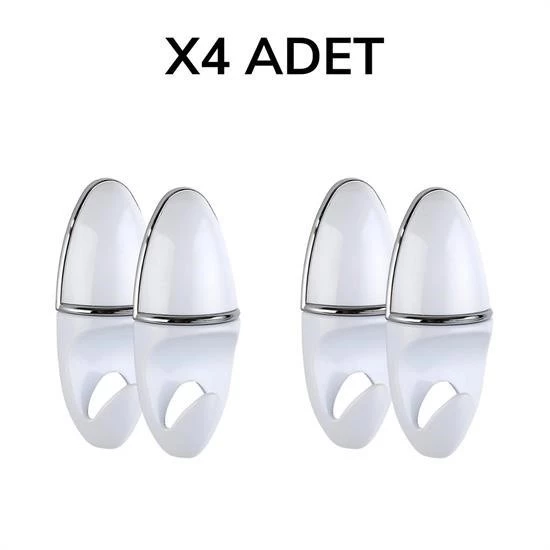 Woody Sofia Bornoz Askısı Lüx Milenyum Bornozluk 2 Adet Banyo Bornoz Askılığı - 2