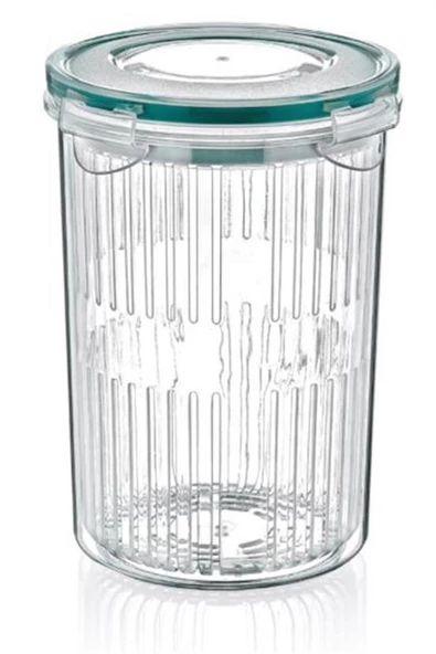 Woody Sofia Zeytin Turşu Sebze Yıkama Kutusu Klipsli Kapaklı Saklama Kabı - 6