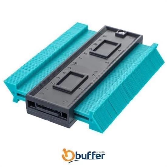 Woody Sofia Çok Fonksiyonlu Plastik Kontur Ölçüm Cihazı Ahşap Fayans Şekillendirme Kalıbı - Resim 6