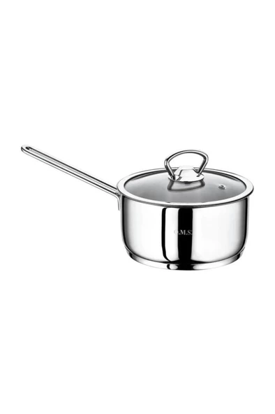 Oms Mini Tek Kulplu Basık Tencere Sosluk 12X5 cm - 1