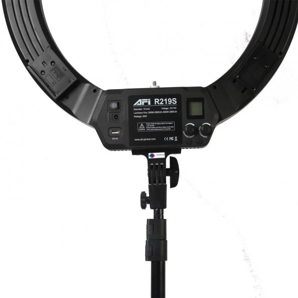 Deyatech AFİ Pro 19 İnch Ring light 90 Watt 6500 Kelvin Kuaför ve Makyaj Çekim Işığı - 4