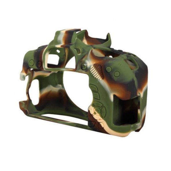 EasyCover Canon 760D Silikon Kılıf Kamuflaj - 2