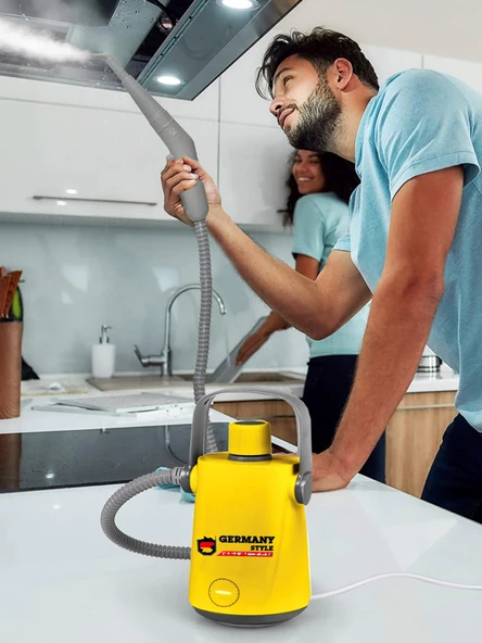 Germany Style Koltuk Halı Yıkama Fırçalama Makinesi Ve Buhar Makinesi 2 li Set - 3