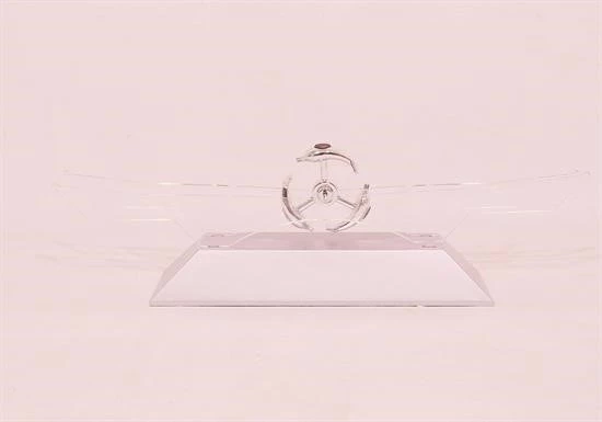 Woody Sofia Dekoratif Masa Üstü Obje Manyetik Kinetik Orbital Dönen Yunuslar - 3