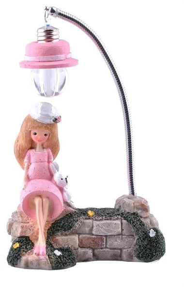 Woody Sofia Kaya Üzerine Oturan Kız Biblo - 3