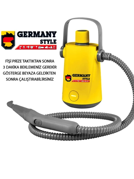 Germany Style Koltuk Halı Yıkama Fırçalama Makinesi Ve Buhar Makinesi 2 li Set - 2