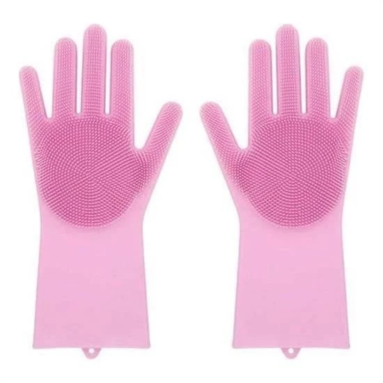 Woody Sofia Isıya Dayanıklı Pratik Sihirli Silikon Bulaşık Yıkama Eldiveni - 12